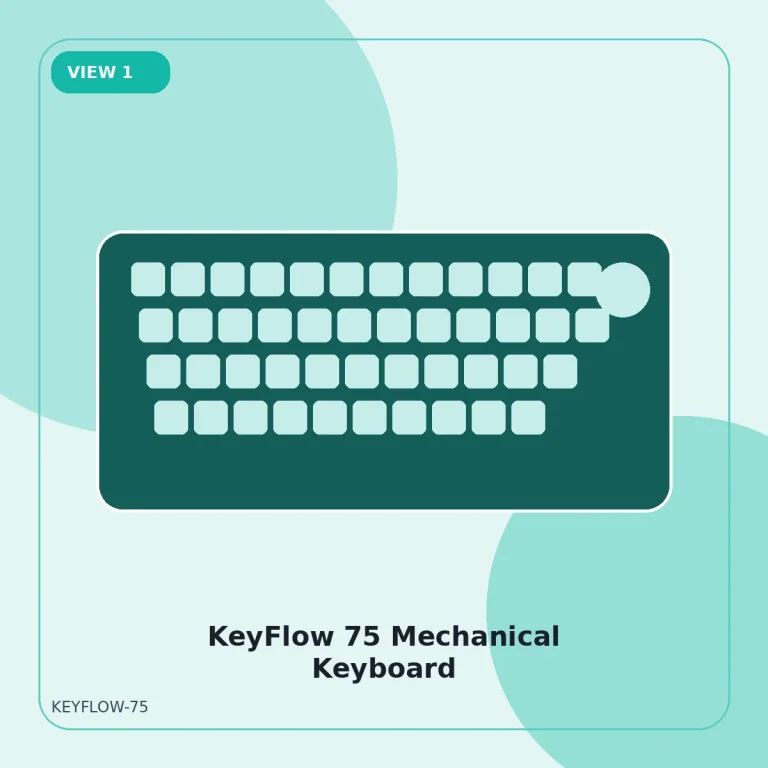 KeyFlow 75 Mechanical Keyboard - Gambar 1