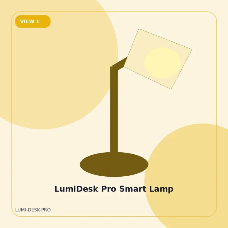 LumiDesk Pro Smart Lamp - Gambar 1
