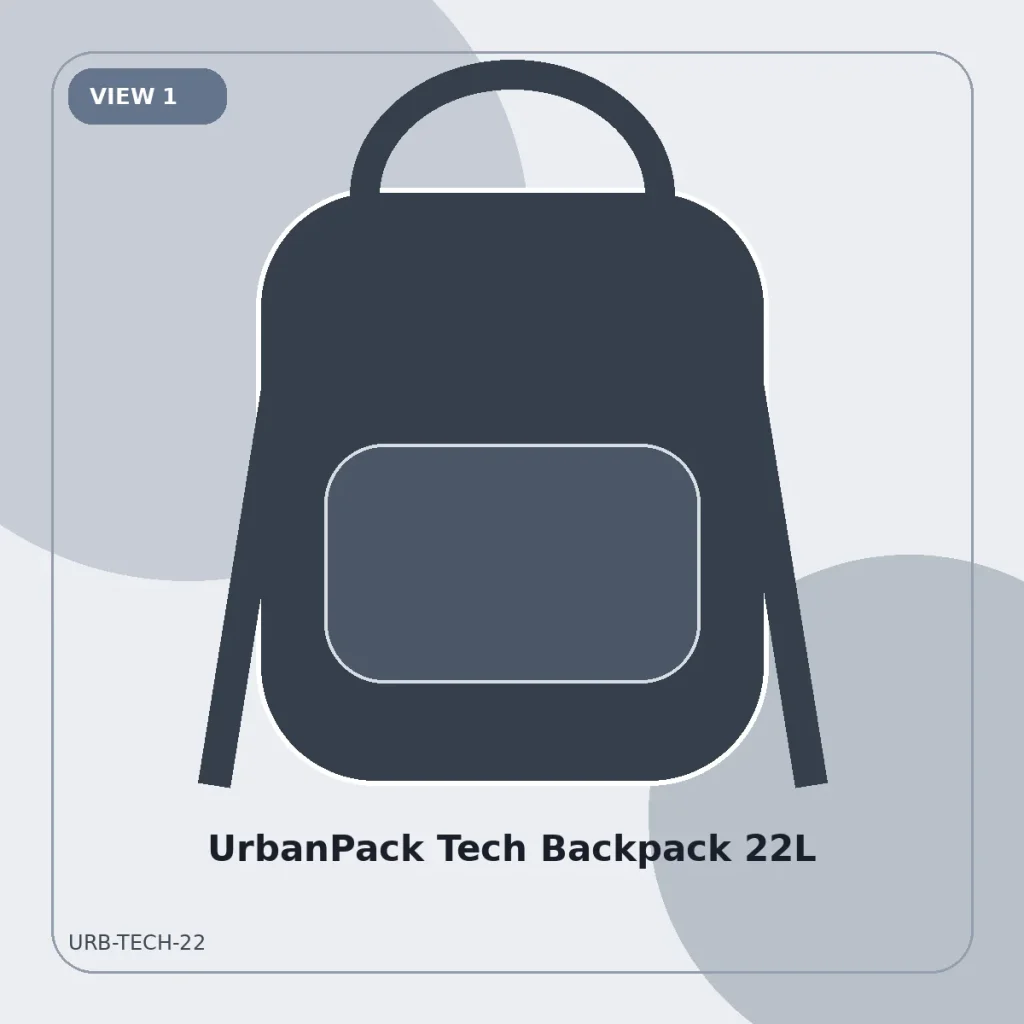 UrbanPack Tech Backpack 22L